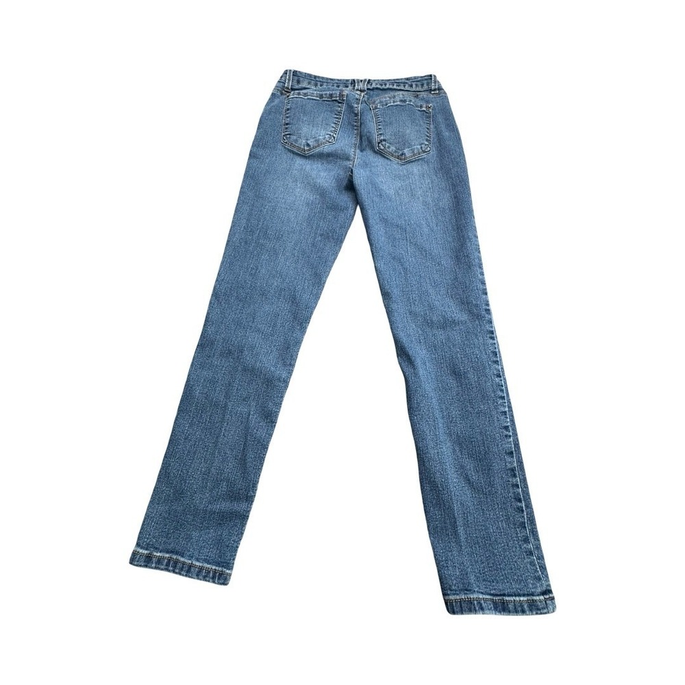 Curve Appeal Jeans Womens 8/29 Blue Skinny Stretch Medium Wash Denim Casual Slim - Picture 2 of 9